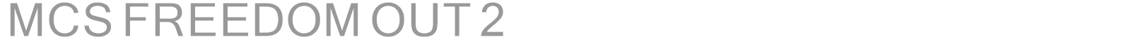 MCS FREEDOM OUT 2 font preview